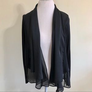 Anthro Saturday Sunday Lola Chiffon Cardigan Sz S